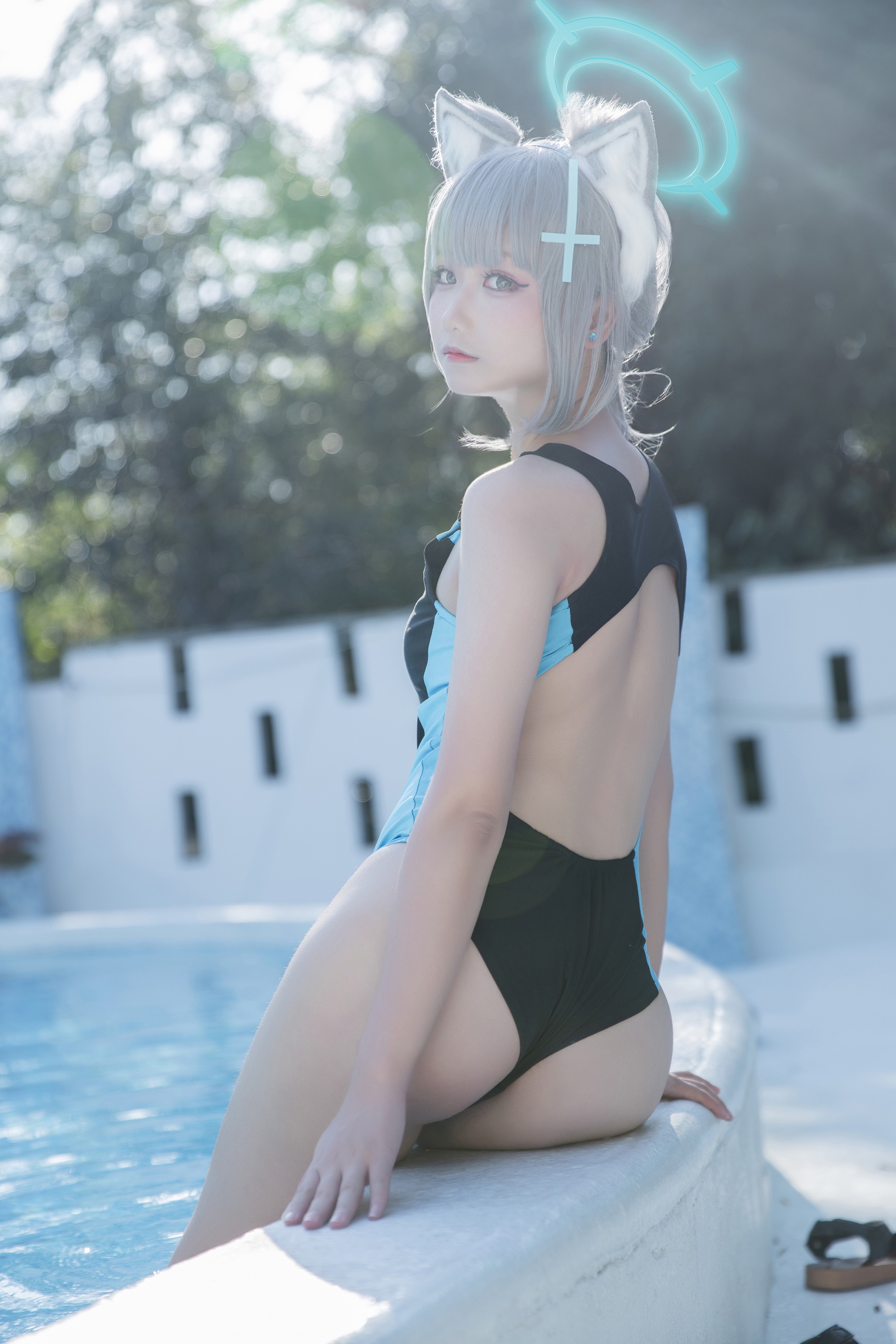 图片[1]-lunananya – No.009 砂狼白子 泳装 [29P]-XikXak